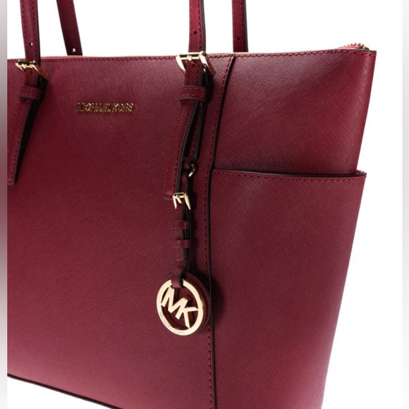 Michael Kors Jet Set top zip Saffiano tote - Picture 3 of 16